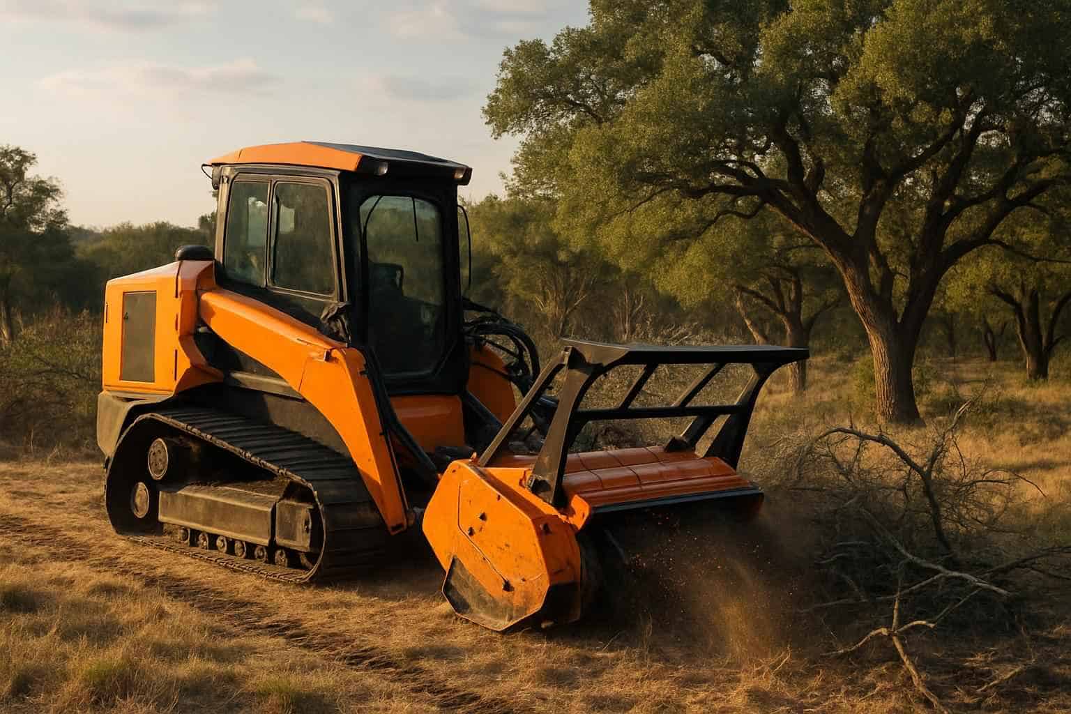 Pasture Underbrush Clearing in Doss Texas