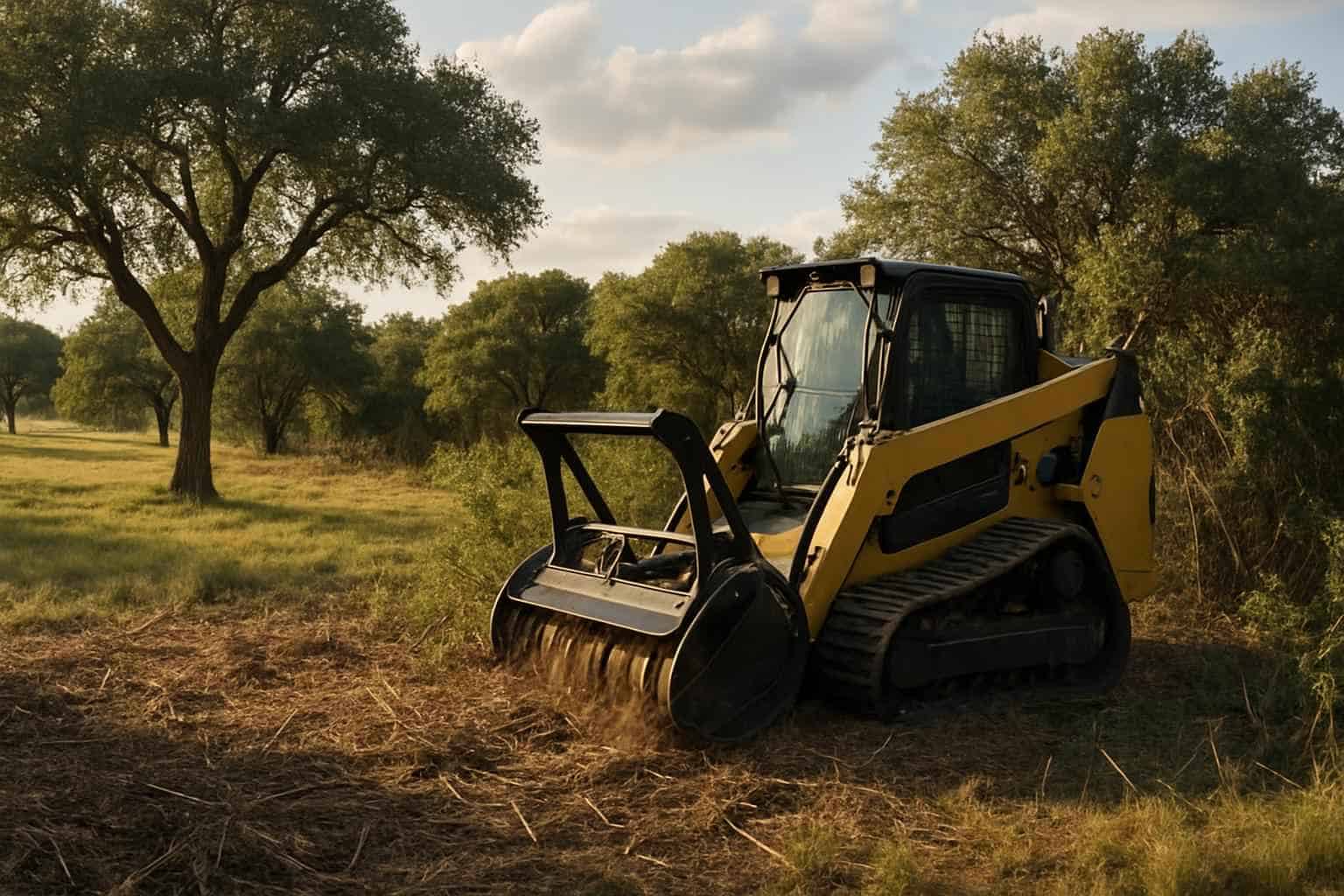 Pasture Underbrush Clearing in Kerrville Texas