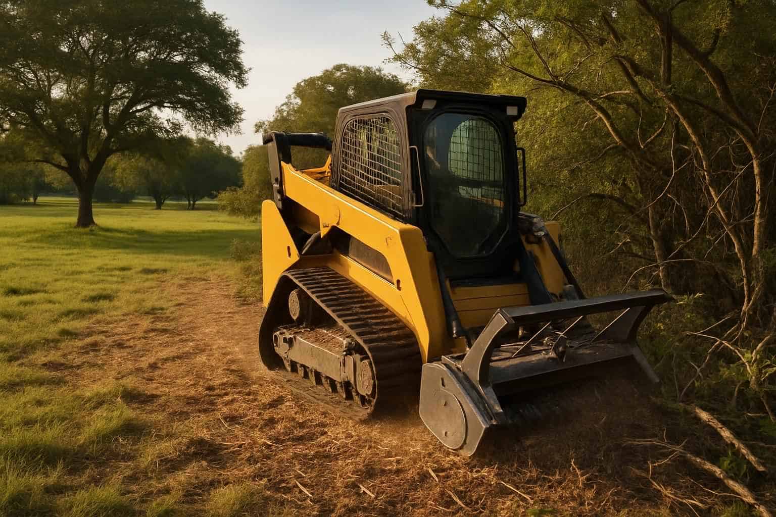 Pasture Underbrush Clearing in Waring Texas