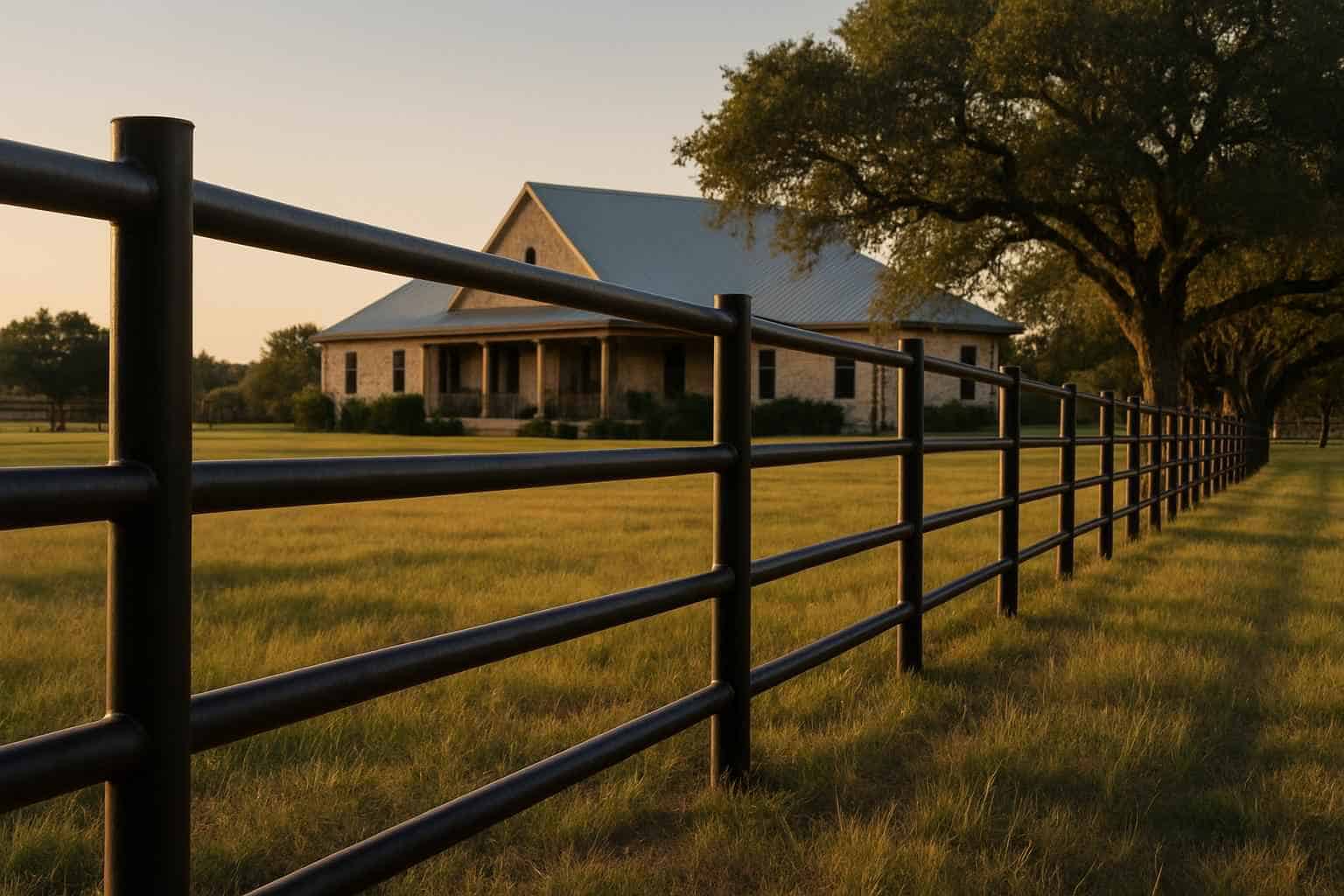 Pipe and Rail Fencing in Comfort Texas