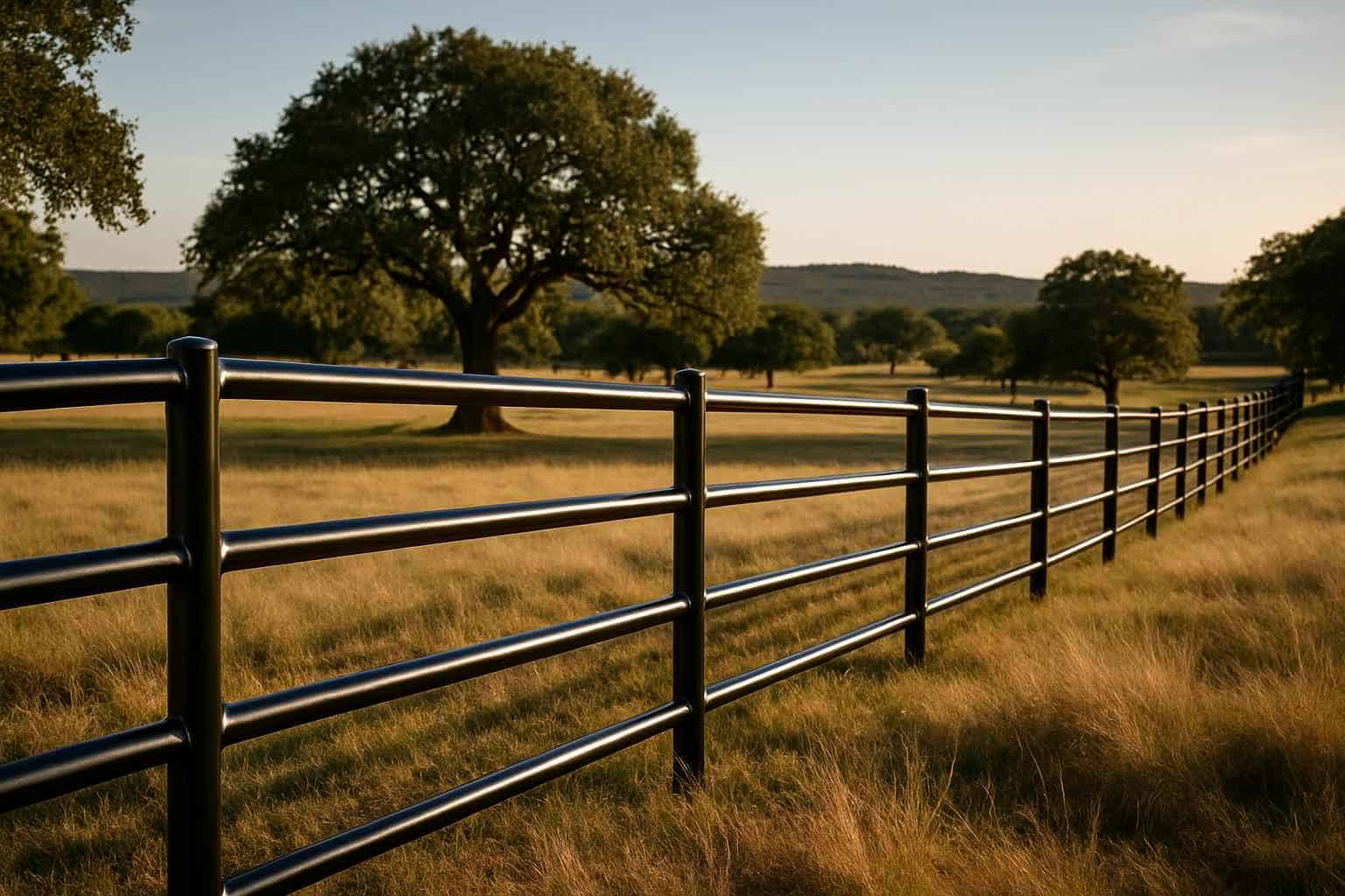 Pipe and Rail Fencing in Doss Texas