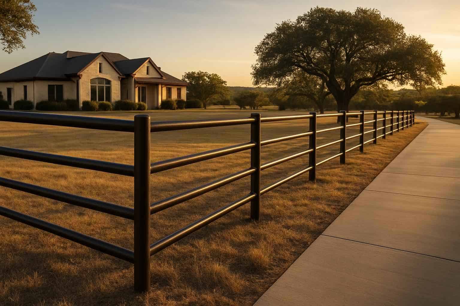 Pipe And Rail Fencing in Kerrville Texas