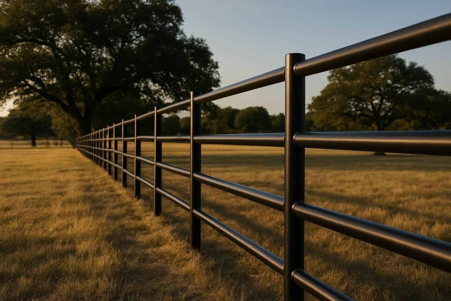 Pipe And Rail Fencing in Waring Texas