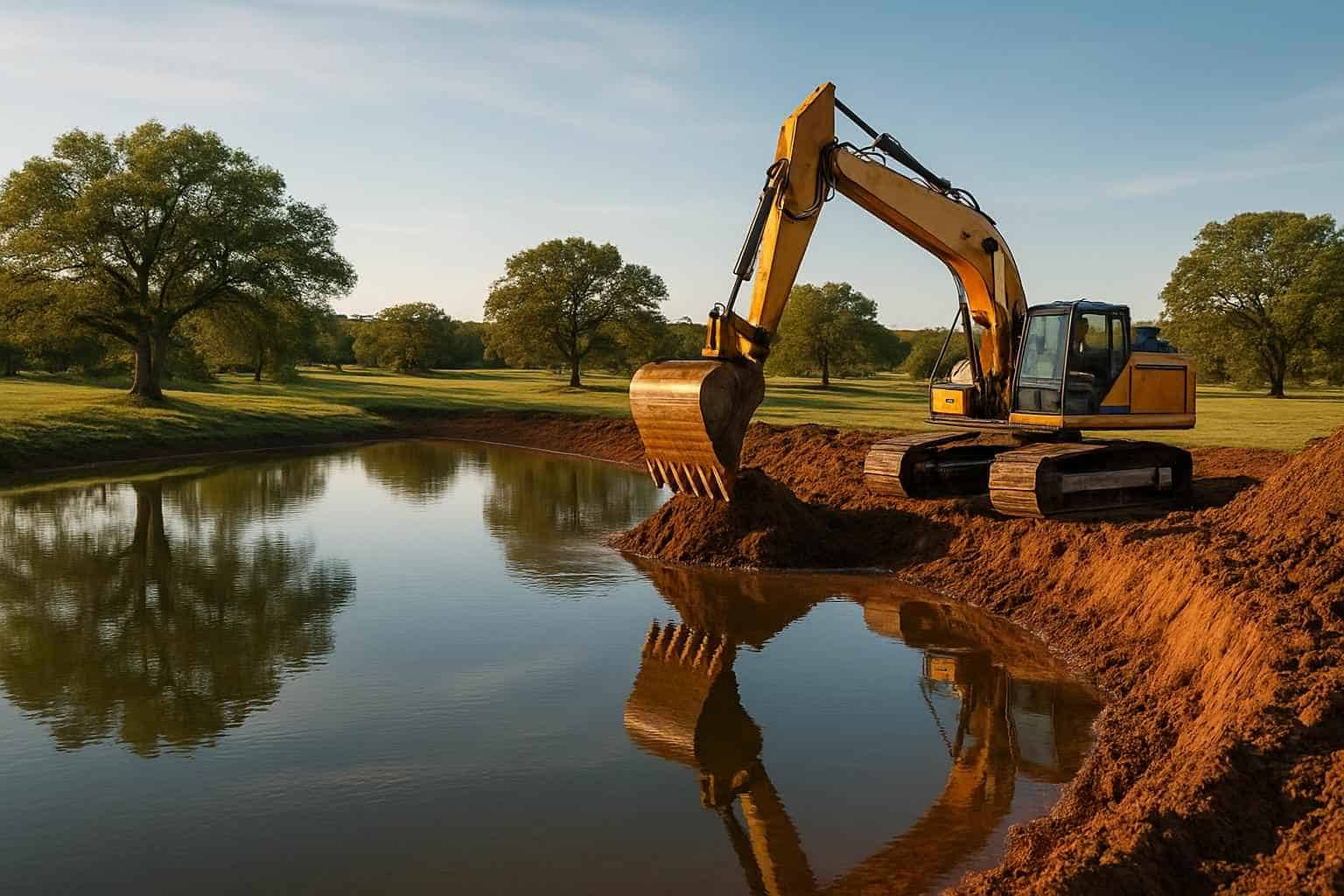 Pond Expansion in Doss Texas