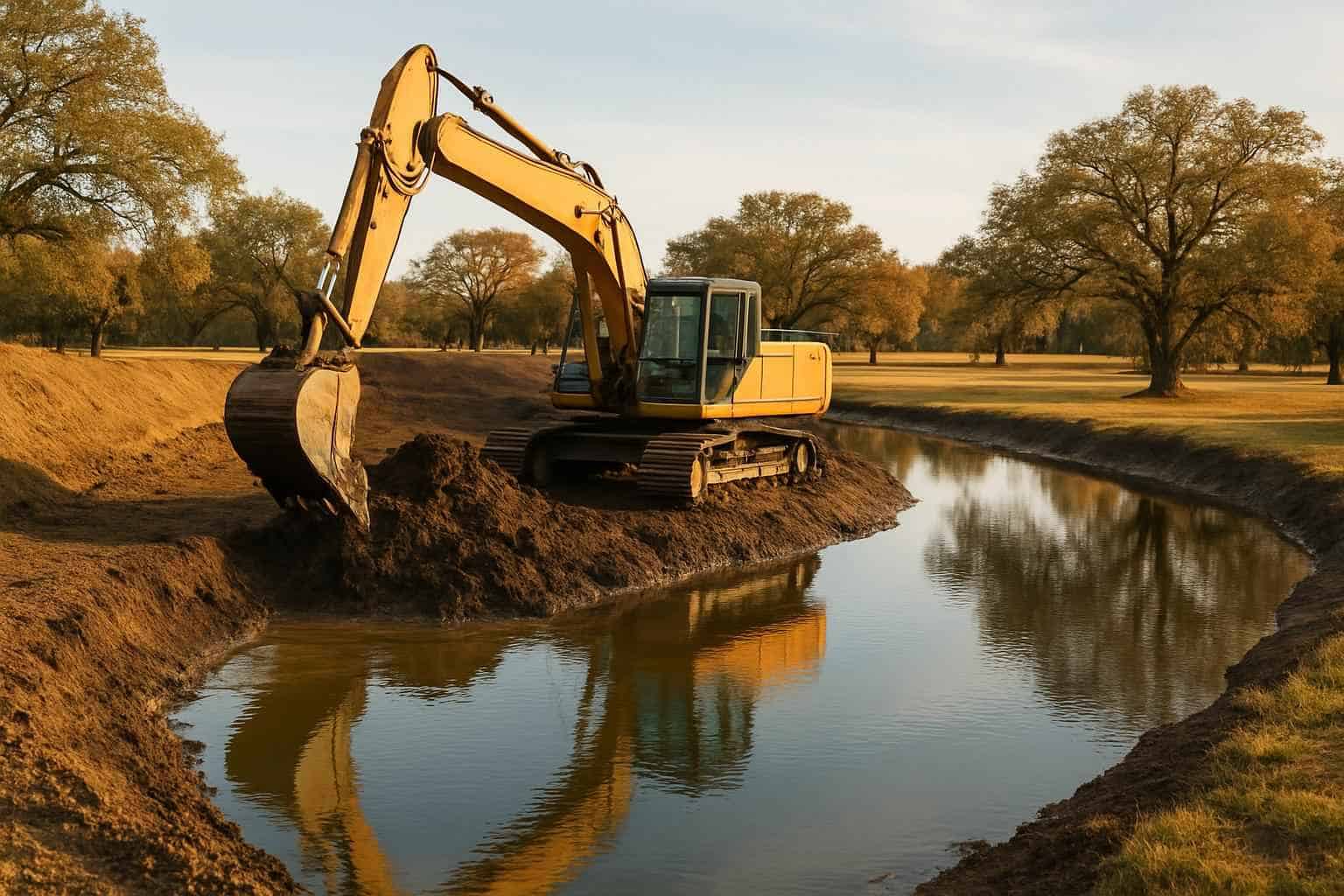 Pond Expansion in Waring Texas