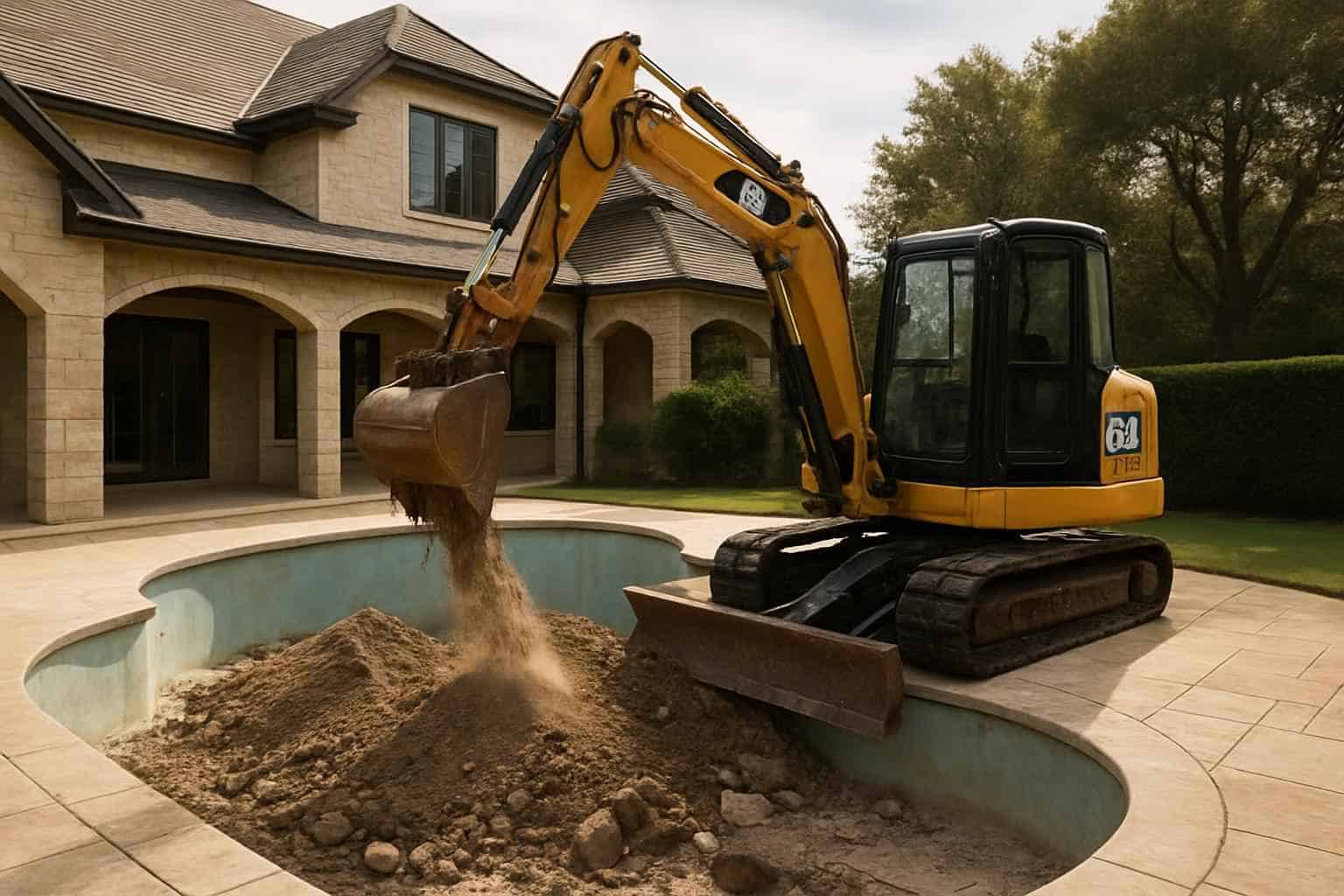 Pool Demolition and Fill in Harper Texas