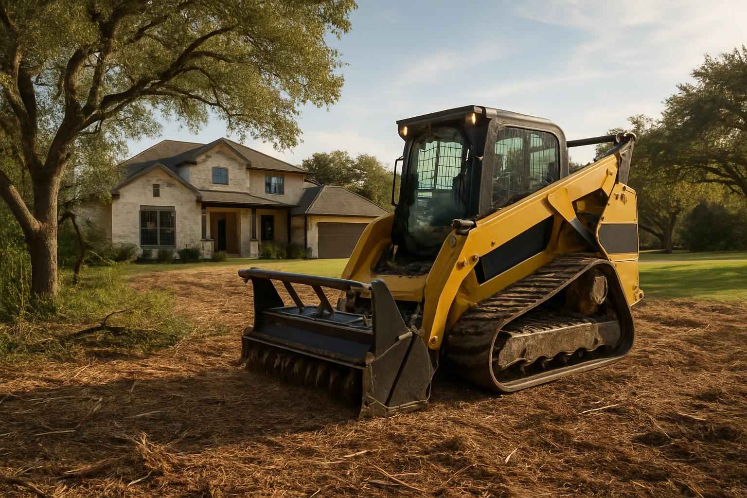 Residential Lot Clearing in Comfort Texas