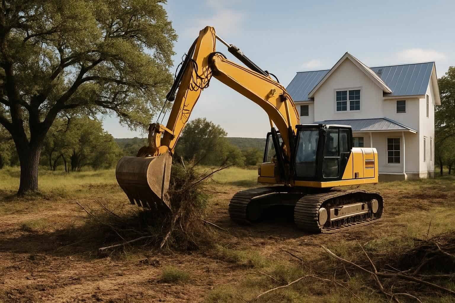 Residential Lot Clearing in Doss Texas
