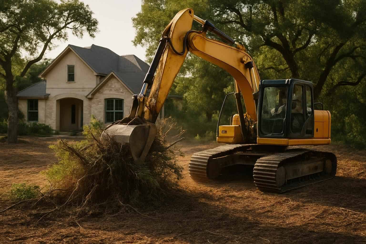Residential Lot Clearing in Kerrville Texas