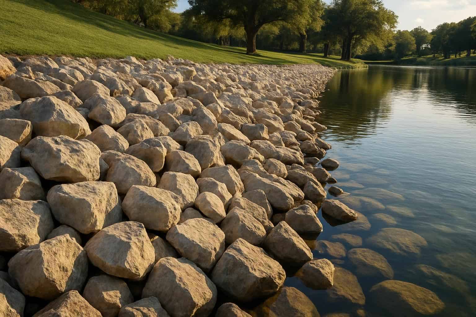 Riprap Rock in Kerrville Texas