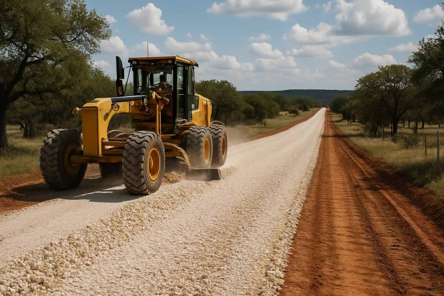 Road Base Build in Harper Texas