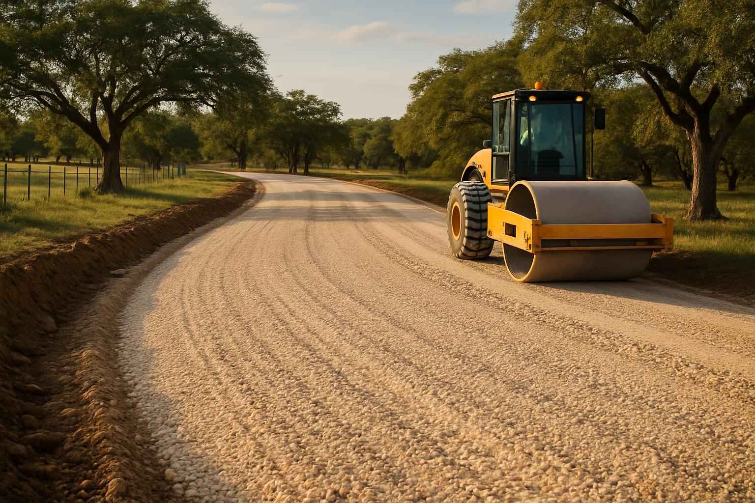 Road Base Build in Waring Texas