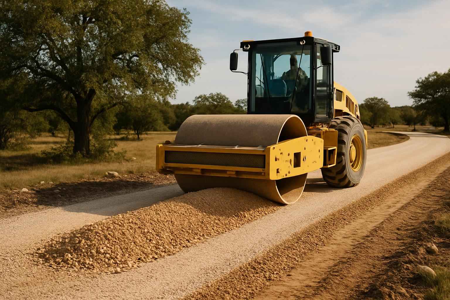 Road Base Installation in Harper Texas
