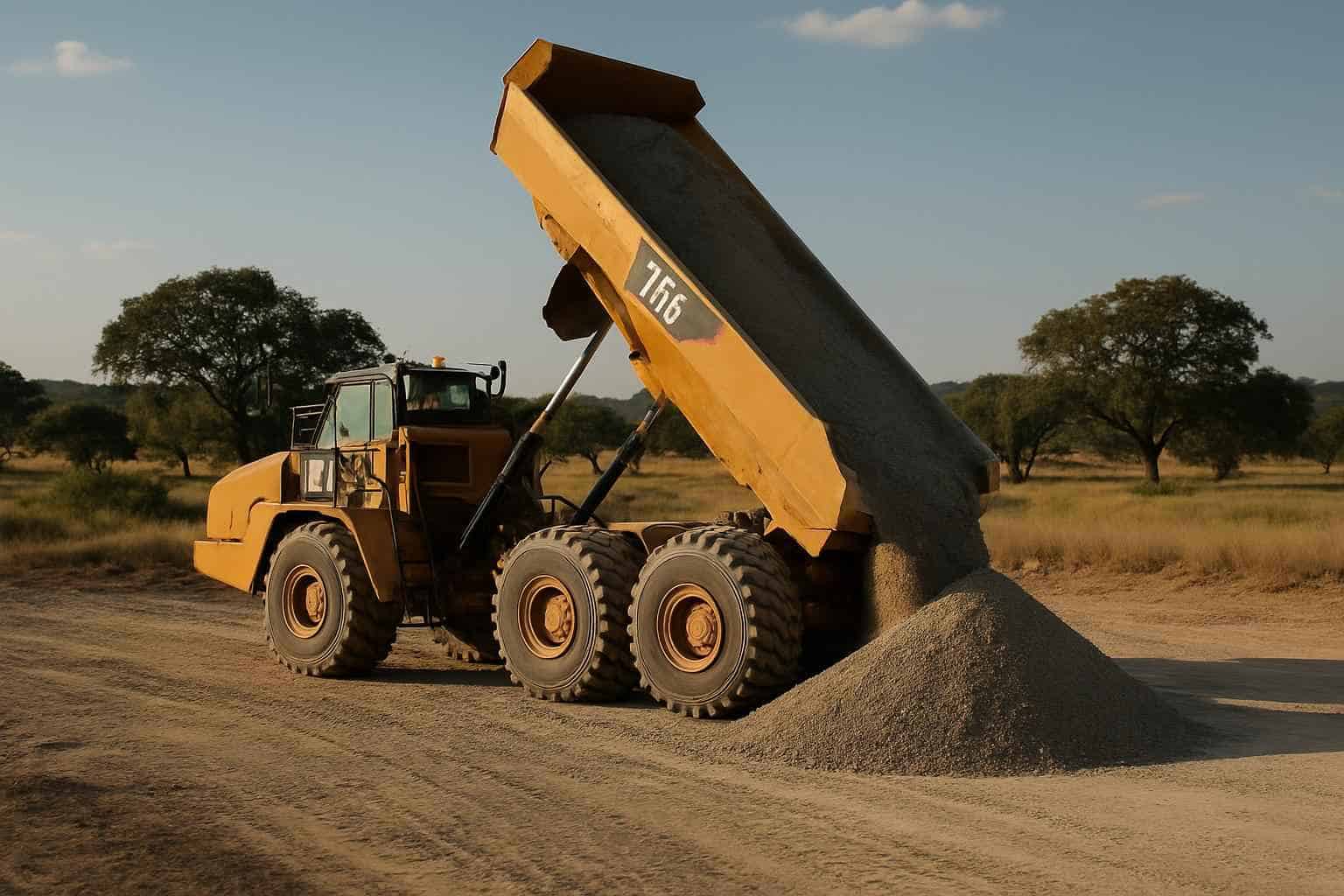 Road Base Production in Doss Texas