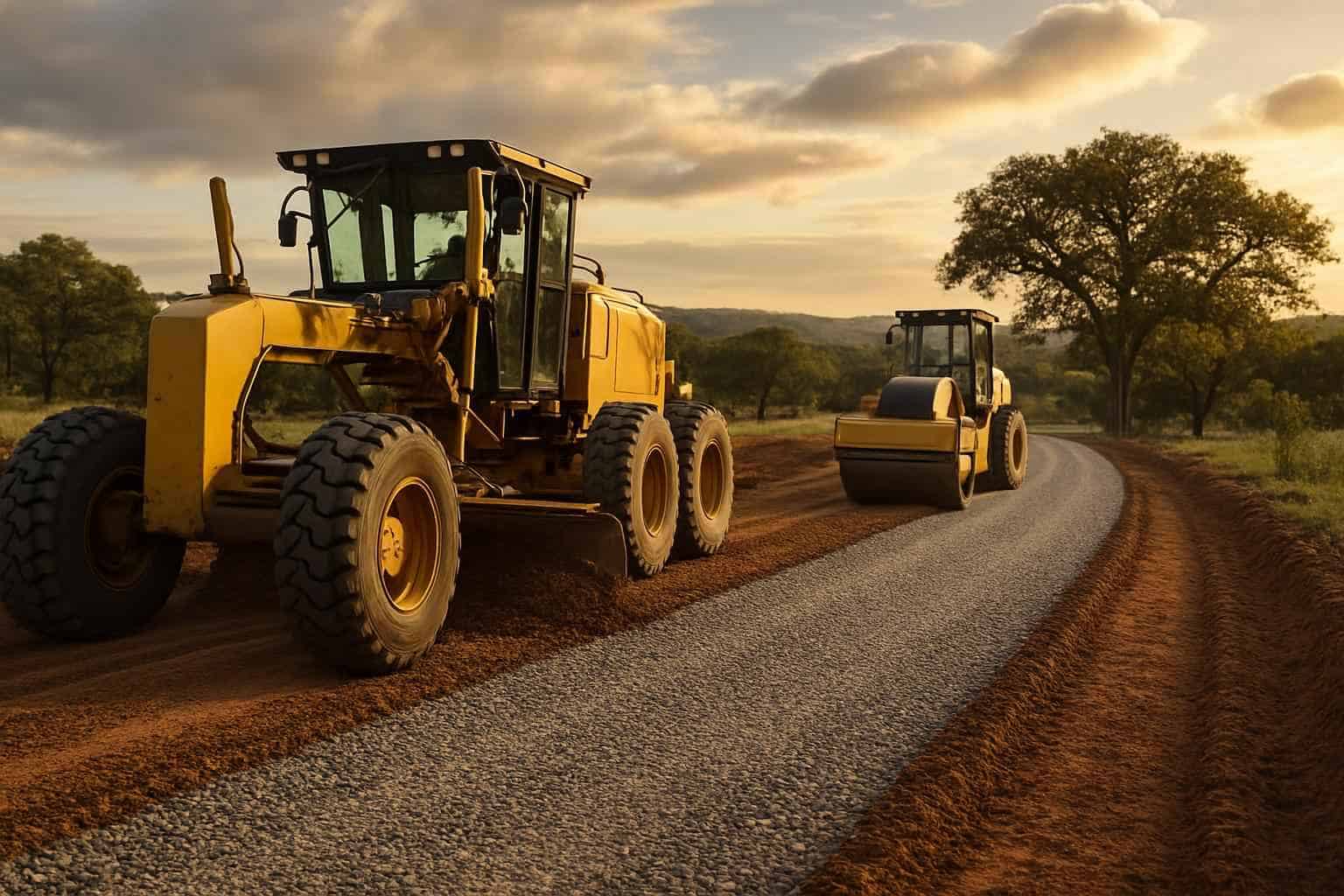 Road Grading and Compaction in Kerrville Texas