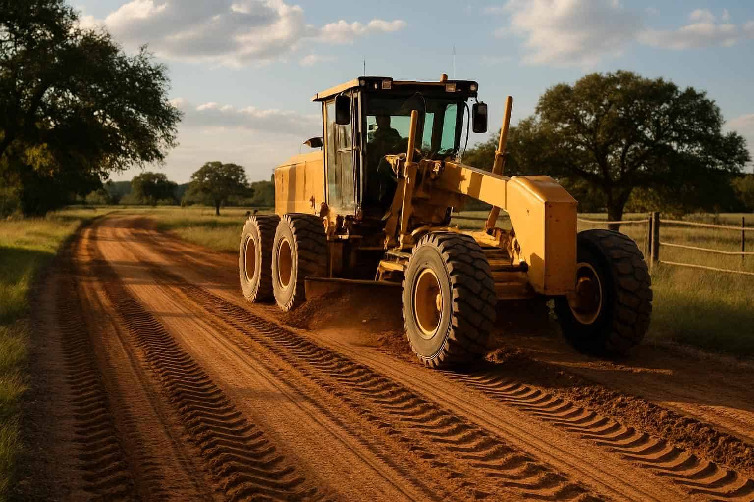Road Grading in Waring Texas