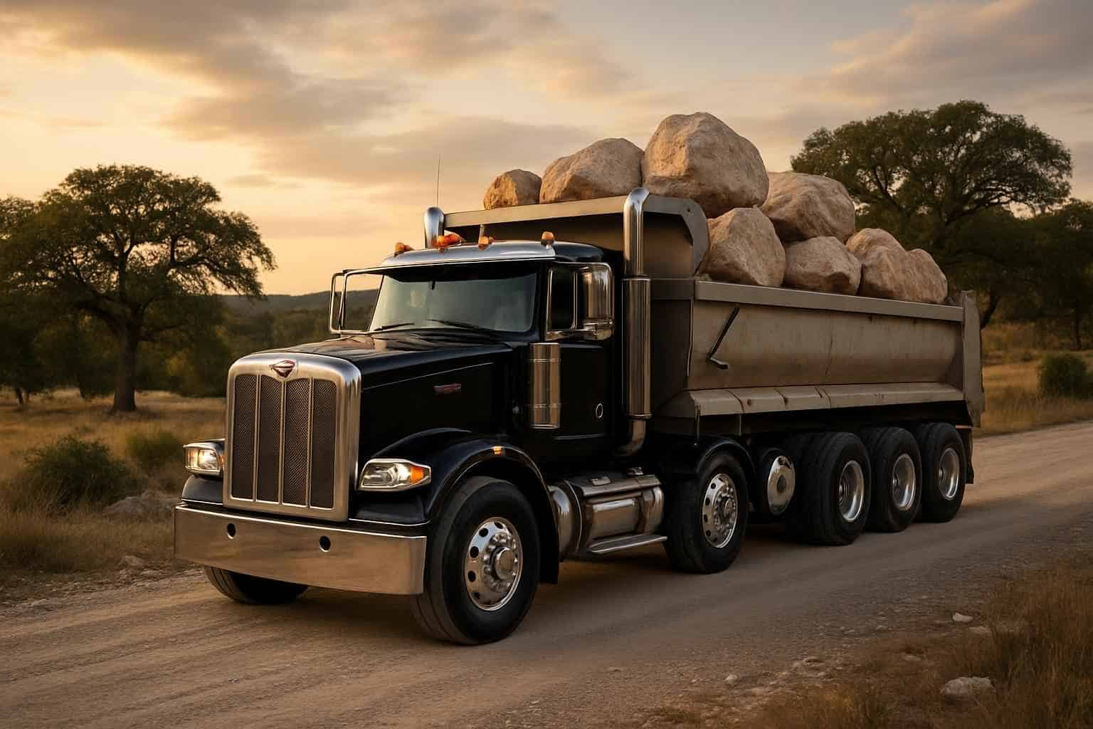 Rock And Boulder Hauling in Comfort Texas