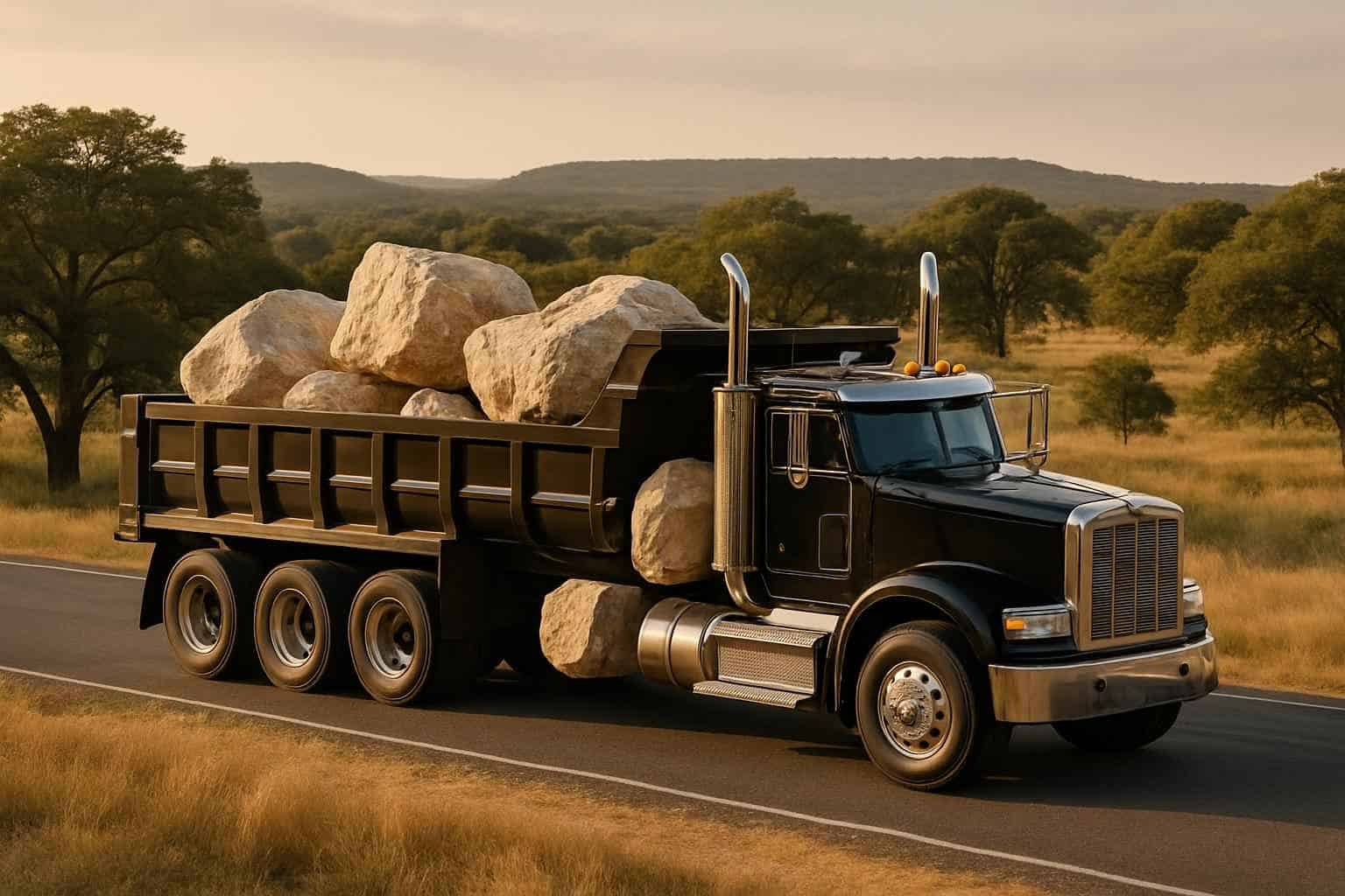 Rock And Boulder Hauling in Kerrville Texas