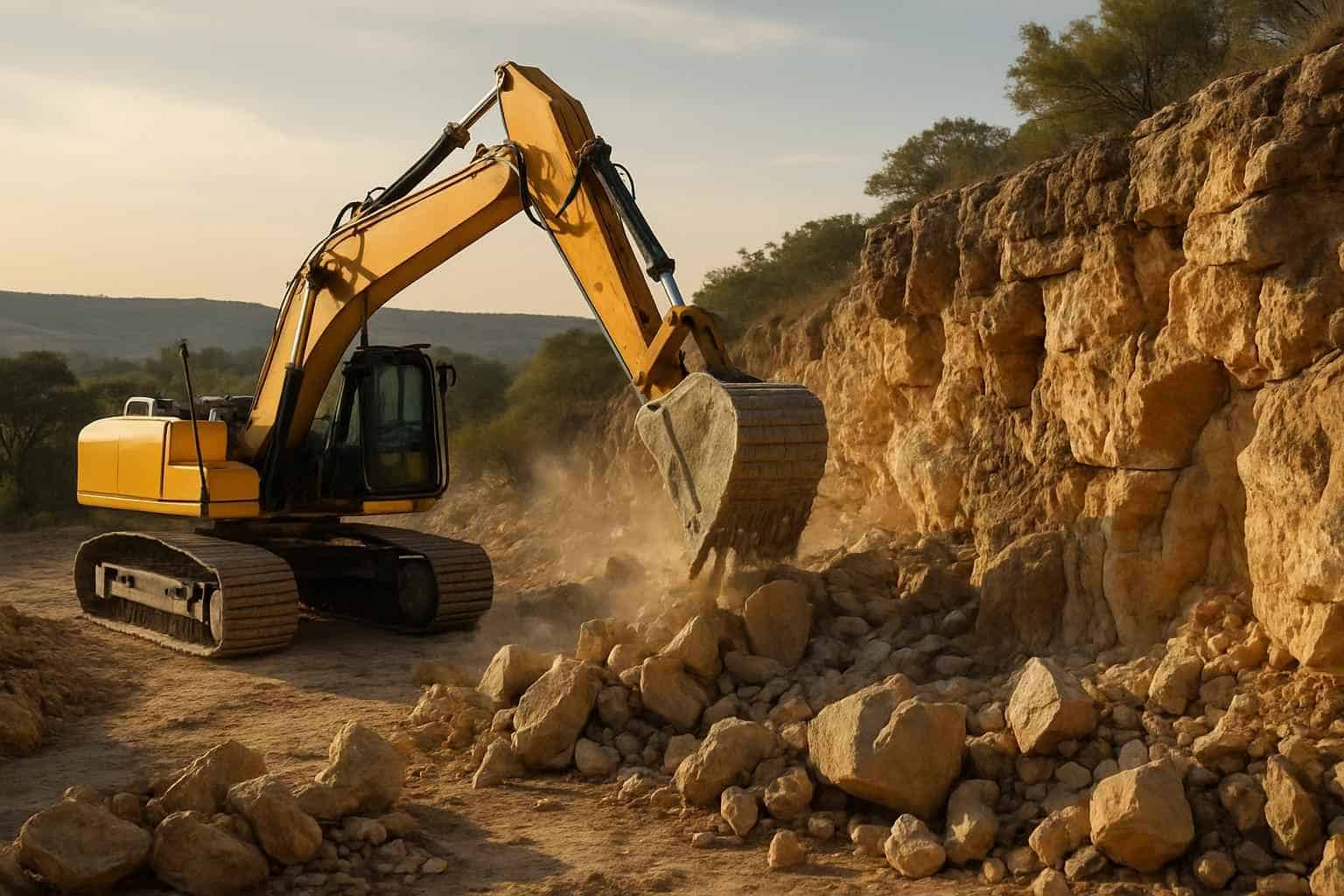 Rock Excavation in Doss Texas