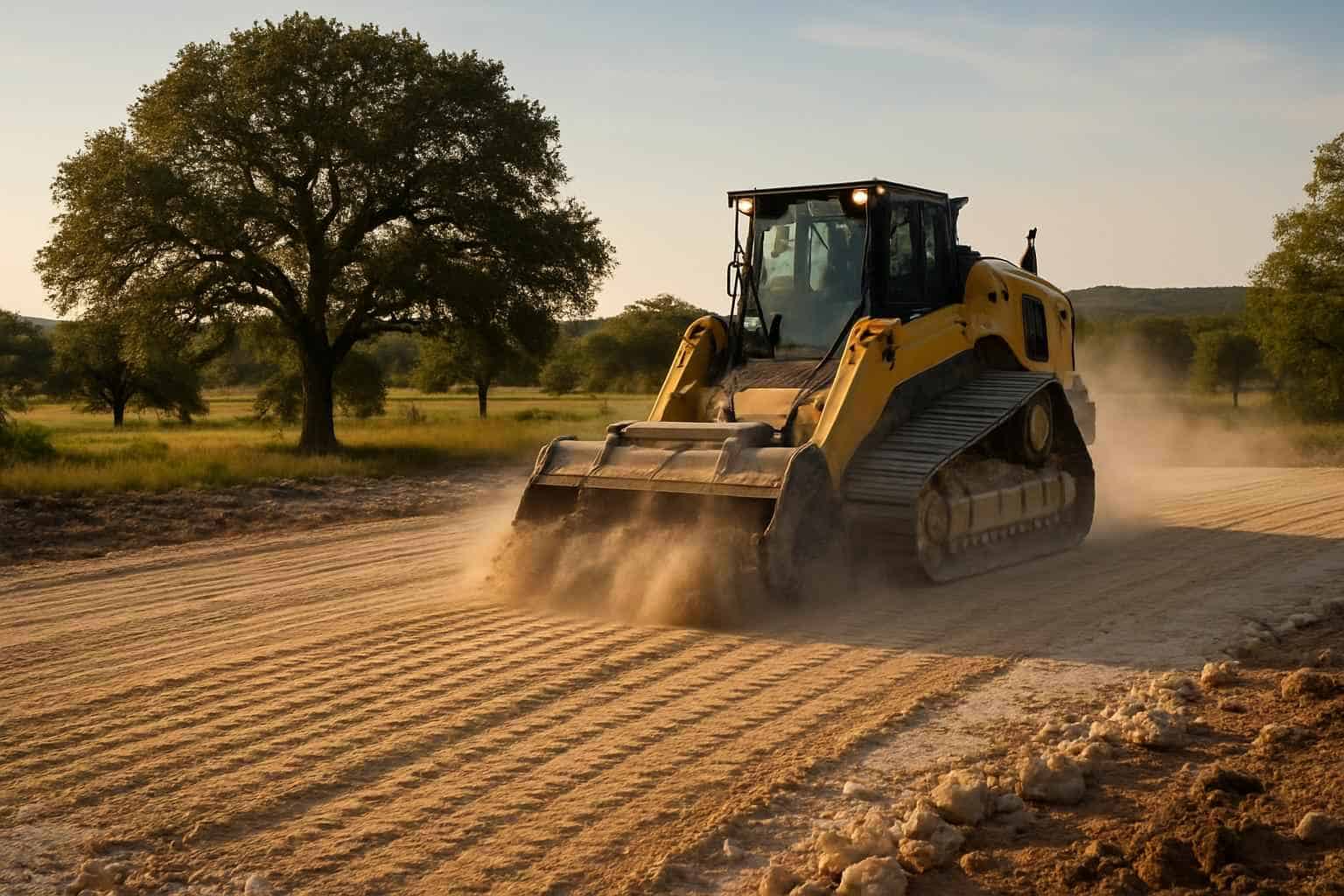Rock Milling for Pads in Hye Texas