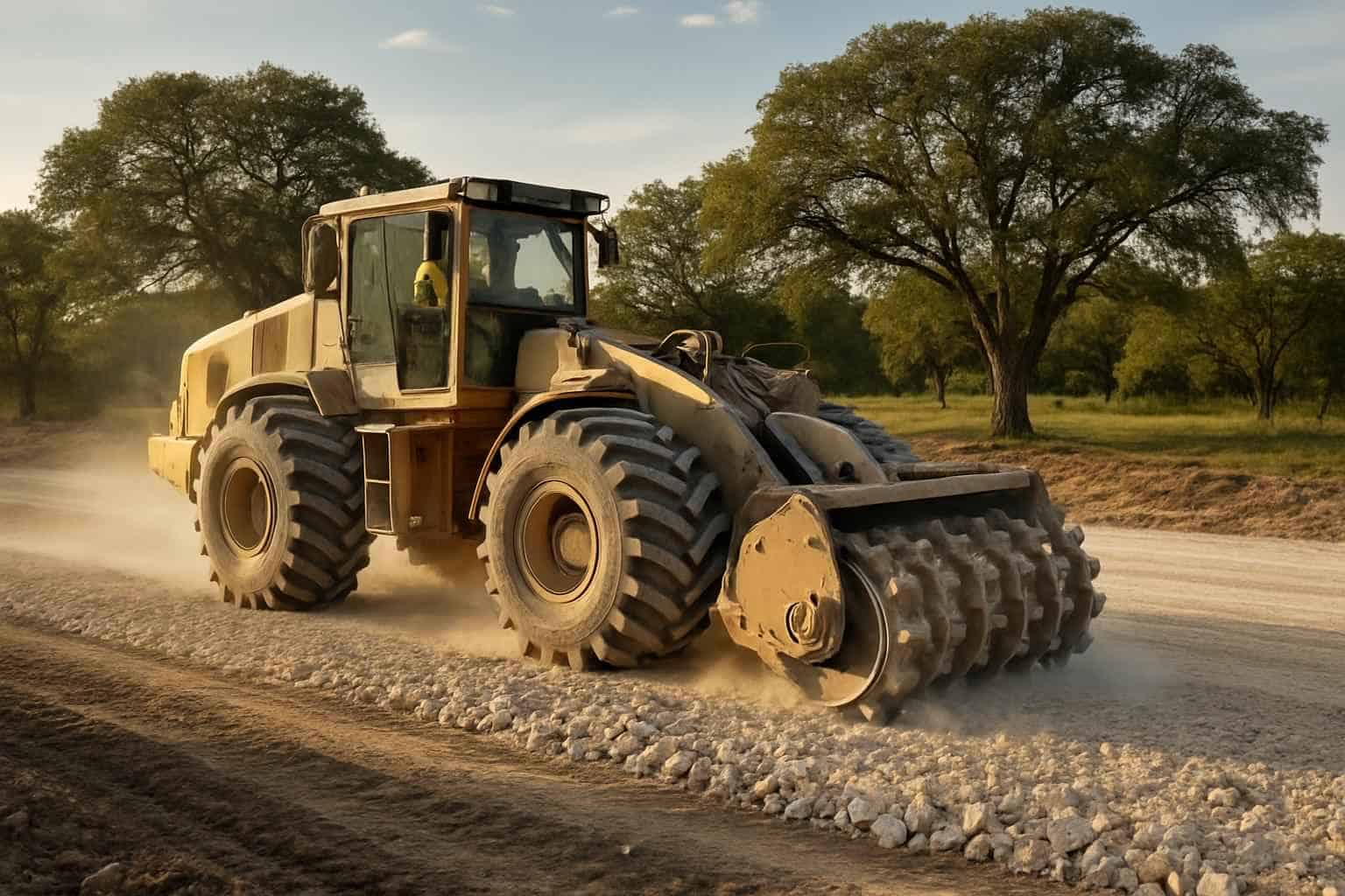 Rock Milling for Pads in Kerrville Texas