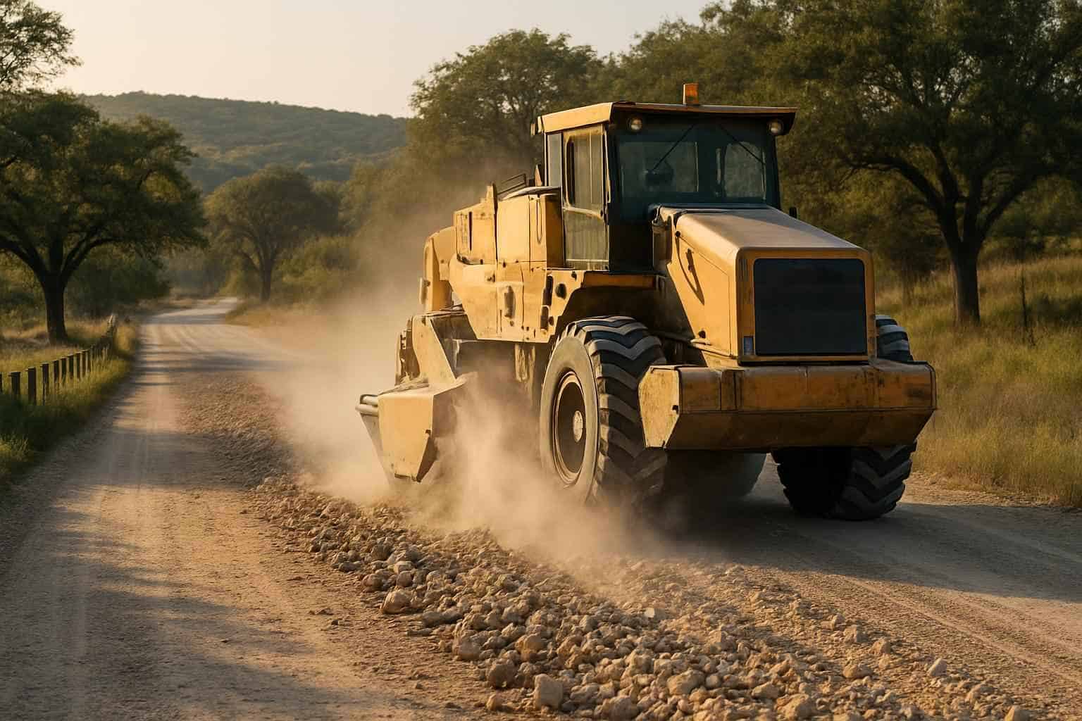 Rock Milling for Roads in Kerrville Texas