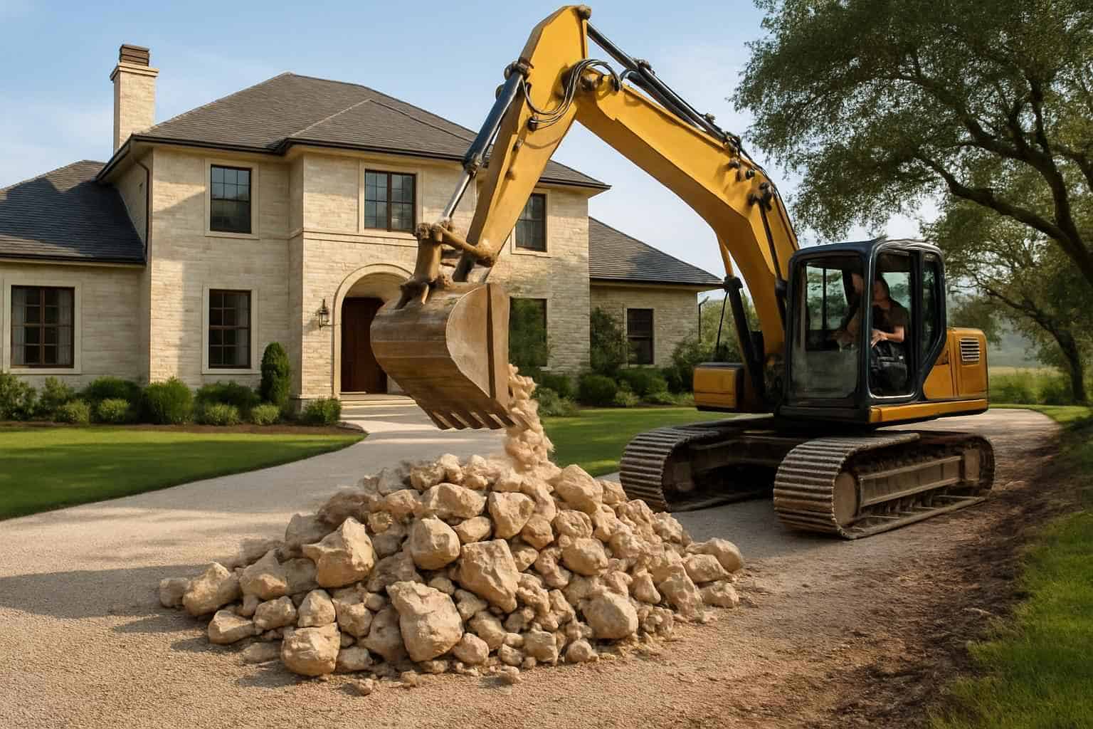 Rock Removal For Driveways in Comfort Texas