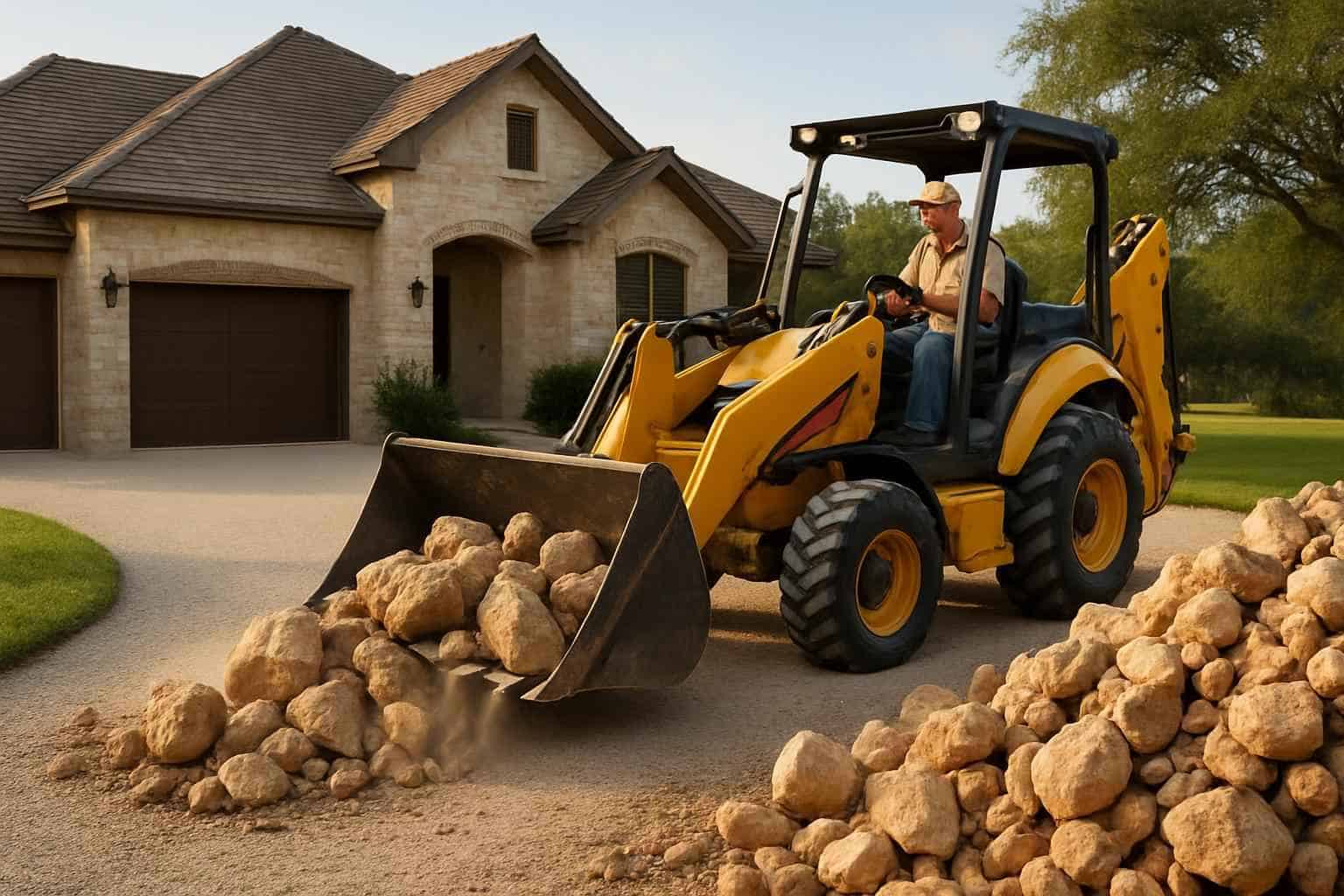 Rock Removal For Driveways in Hye Texas