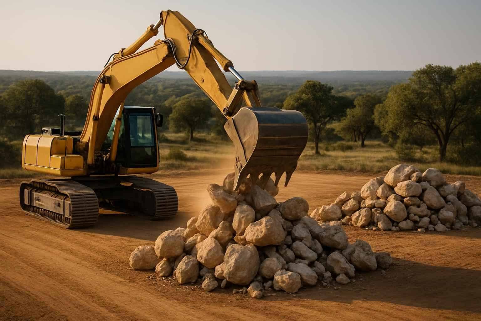 Rock Removal For Pads in Hye Texas