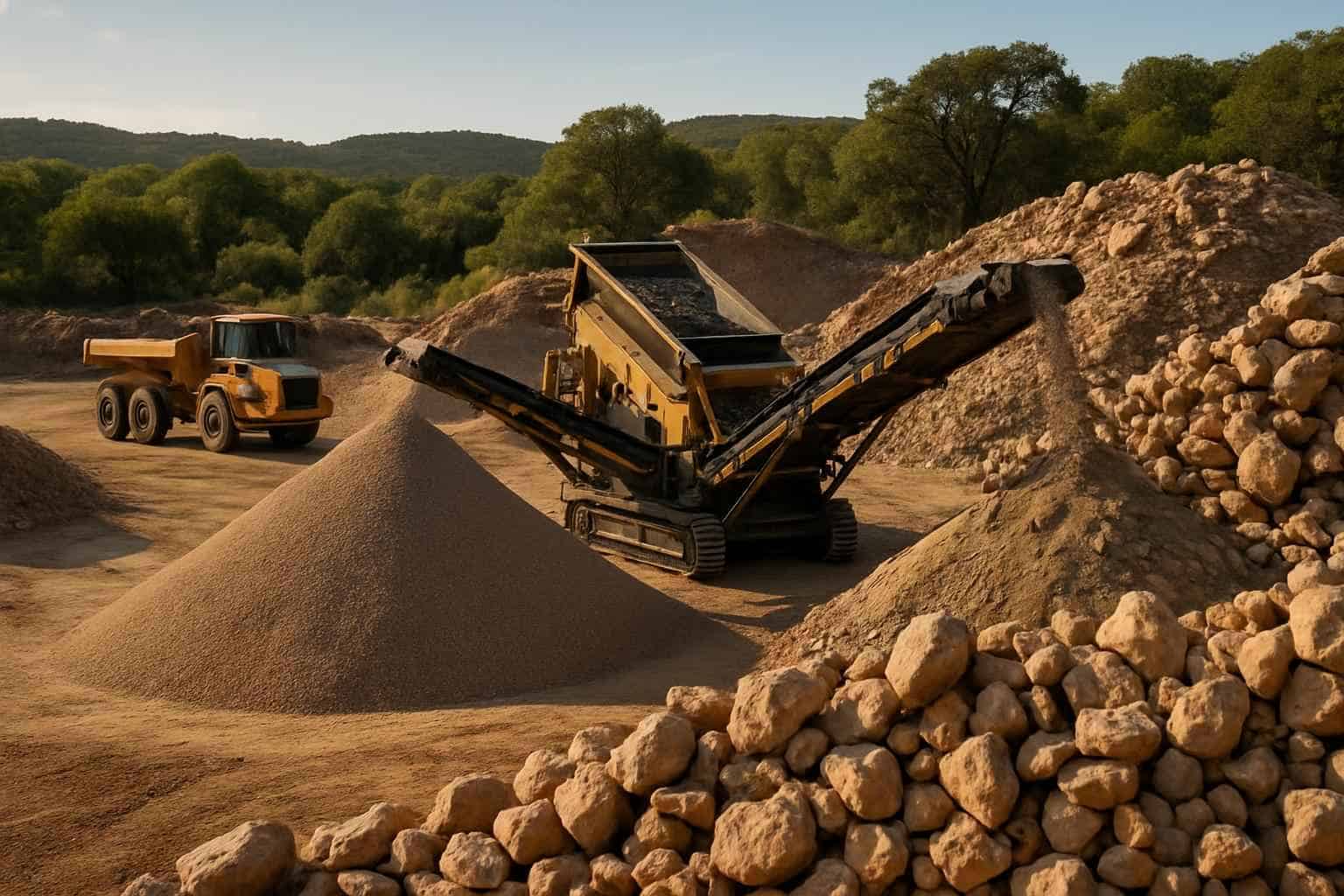 Rock Screening And Sorting in Comfort Texas