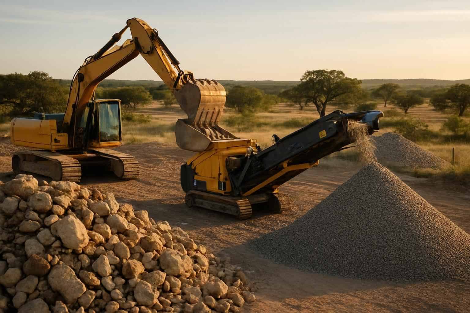 Rock Screening And Sorting in Harper Texas