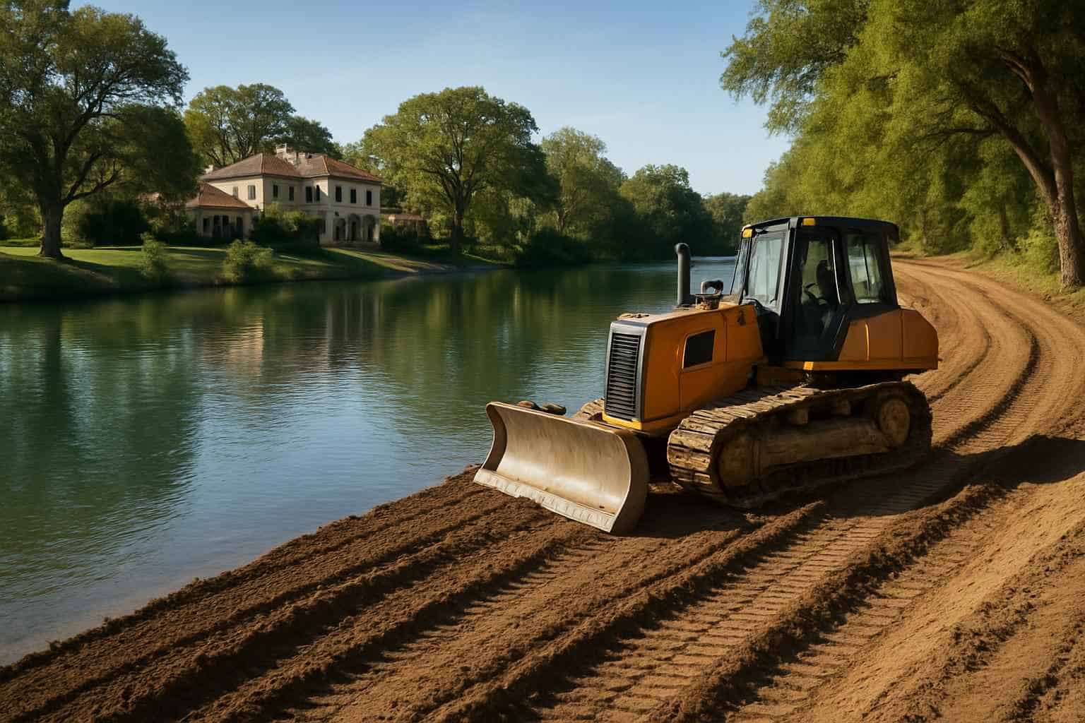 Shoreline Grading in Kerrville Texas