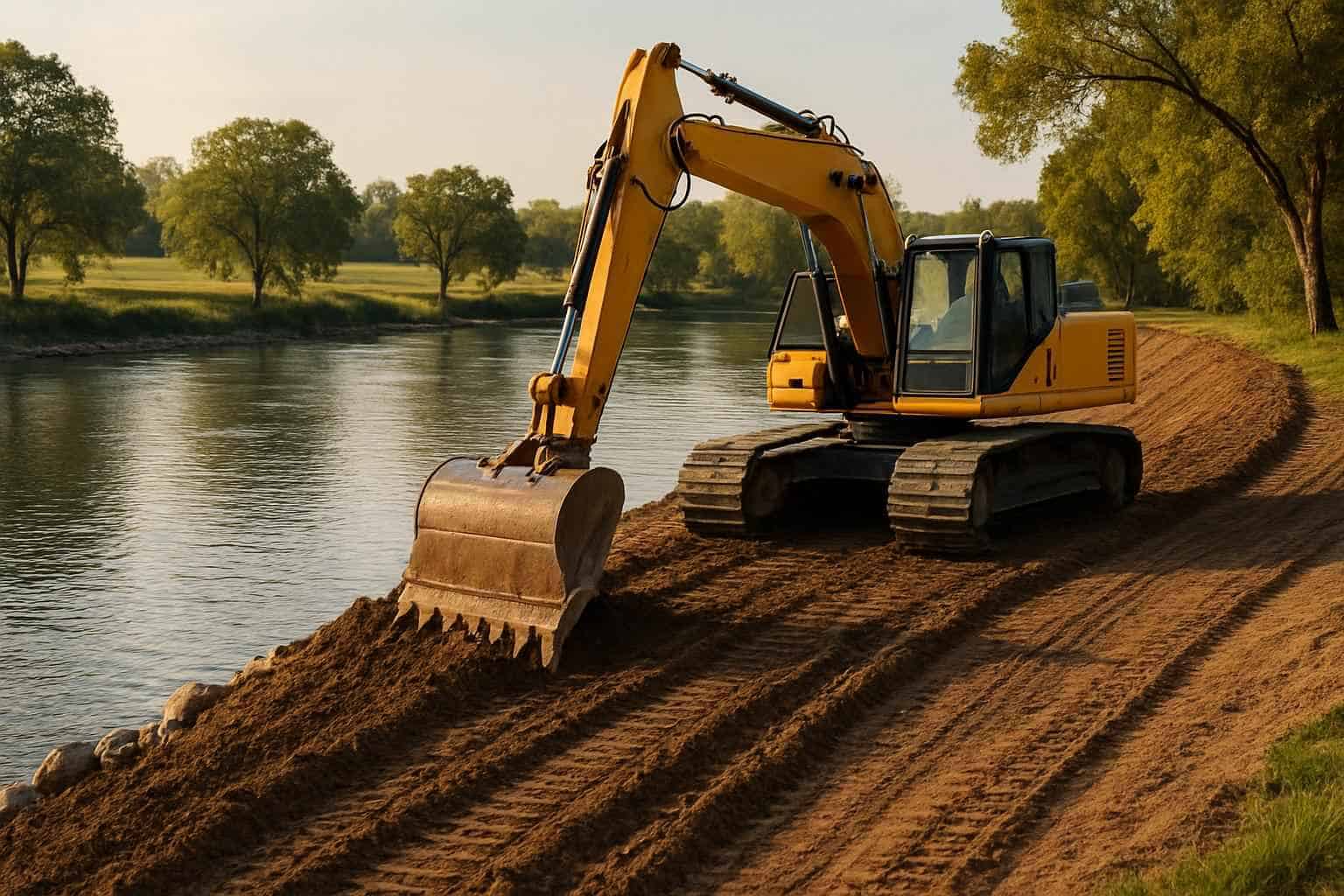 Shoreline Grading in Waring Texas