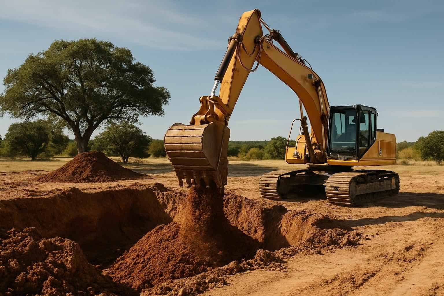 Site Excavation in Comfort Texas