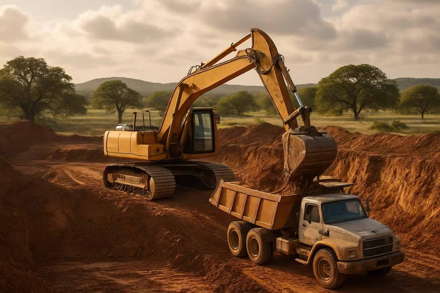 Site Excavation in Doss Texas