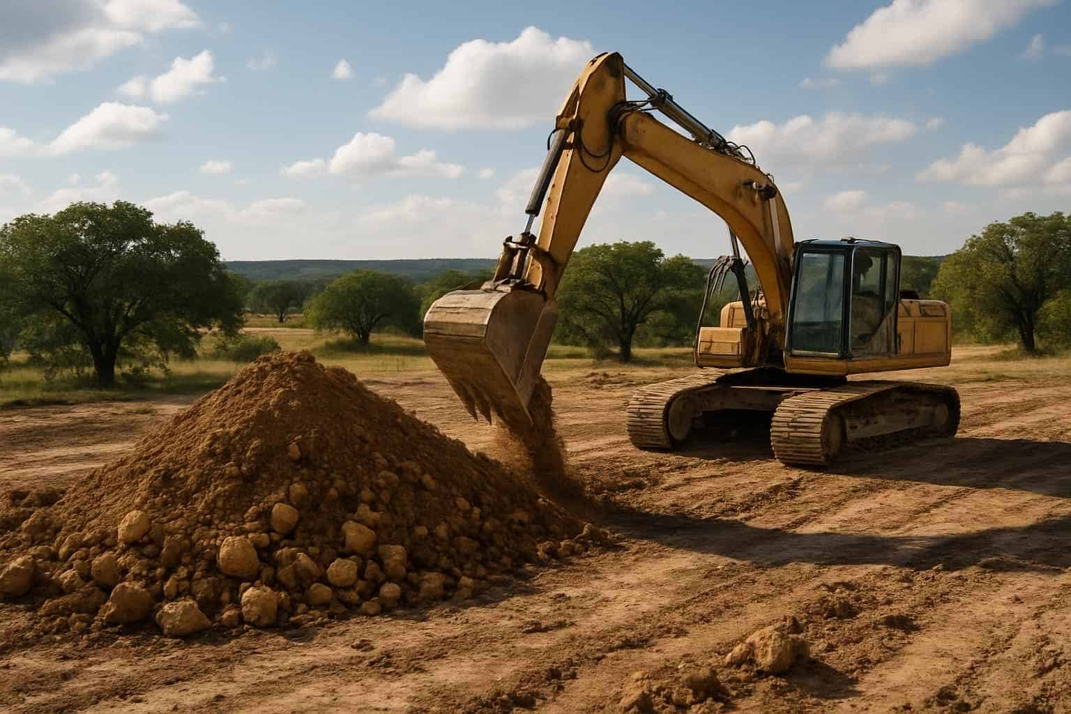 Site Excavation in Harper Texas