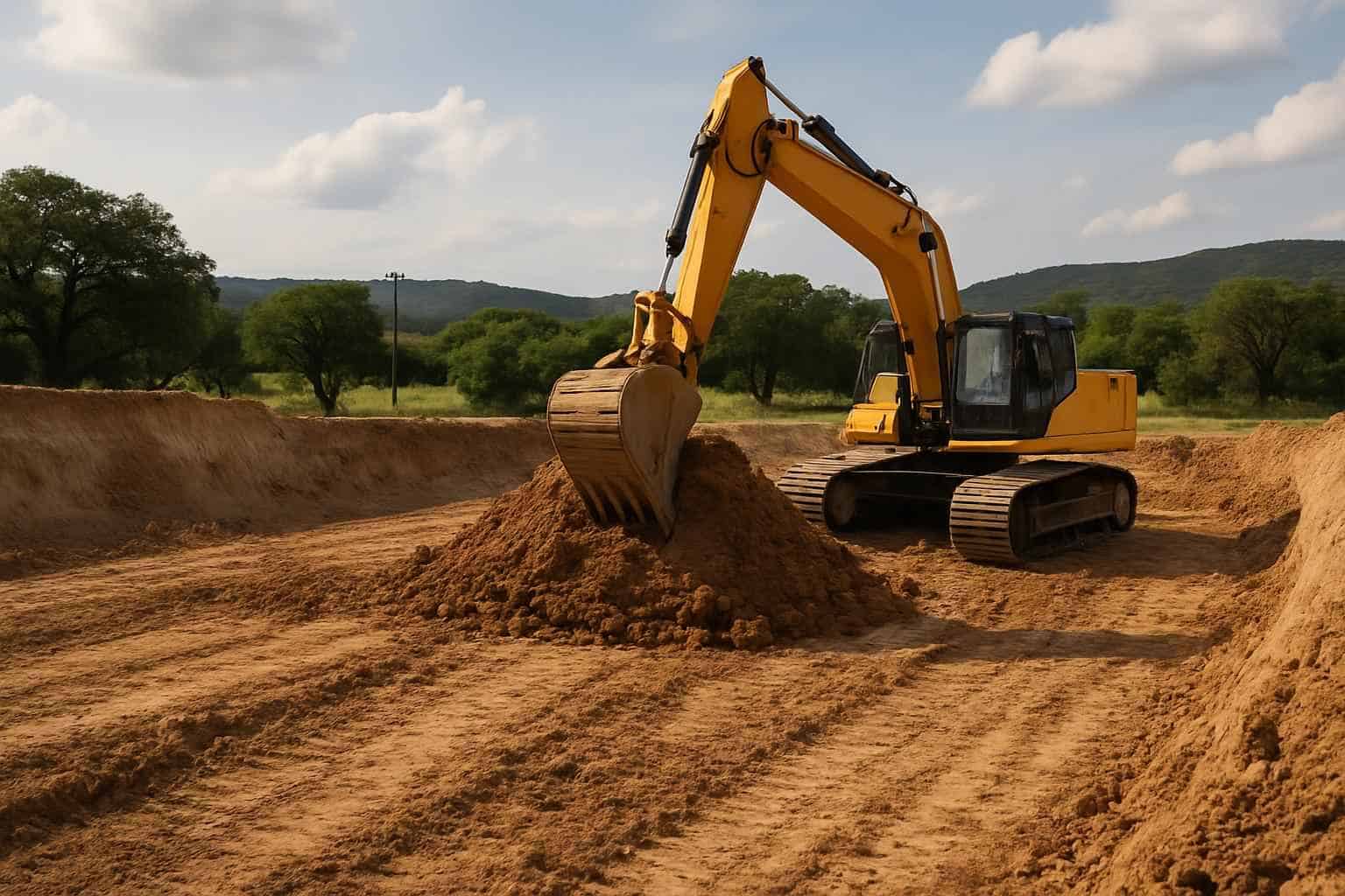 Site Excavation in Kerrville Texas