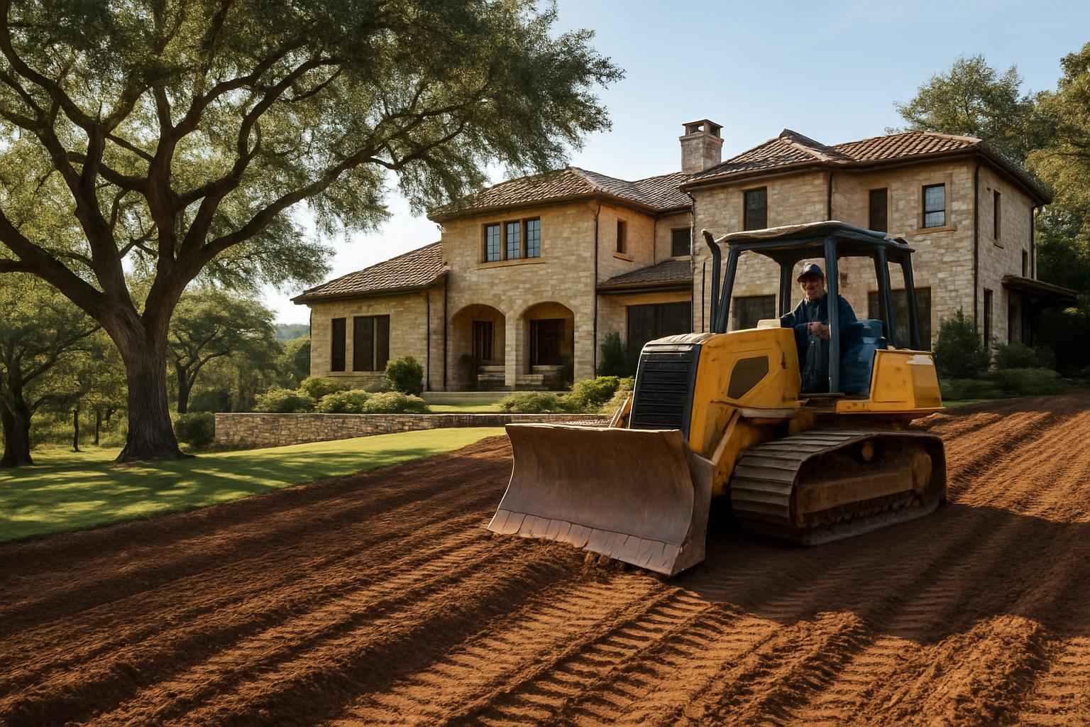 Slope Grading in Comfort Texas