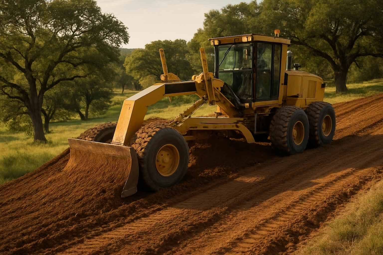 Slope Grading in Waring Texas