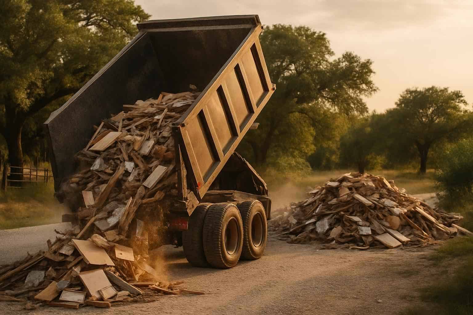 Spoils Haul Off in Waring Texas