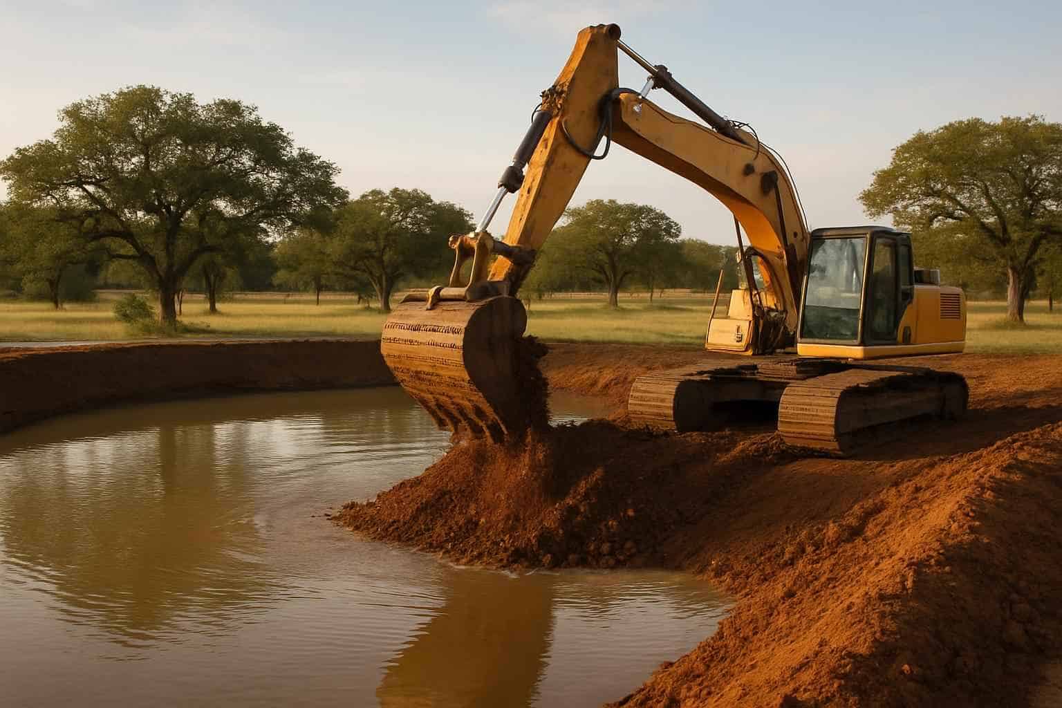 Stock Tank Excavation in Comfort Texas