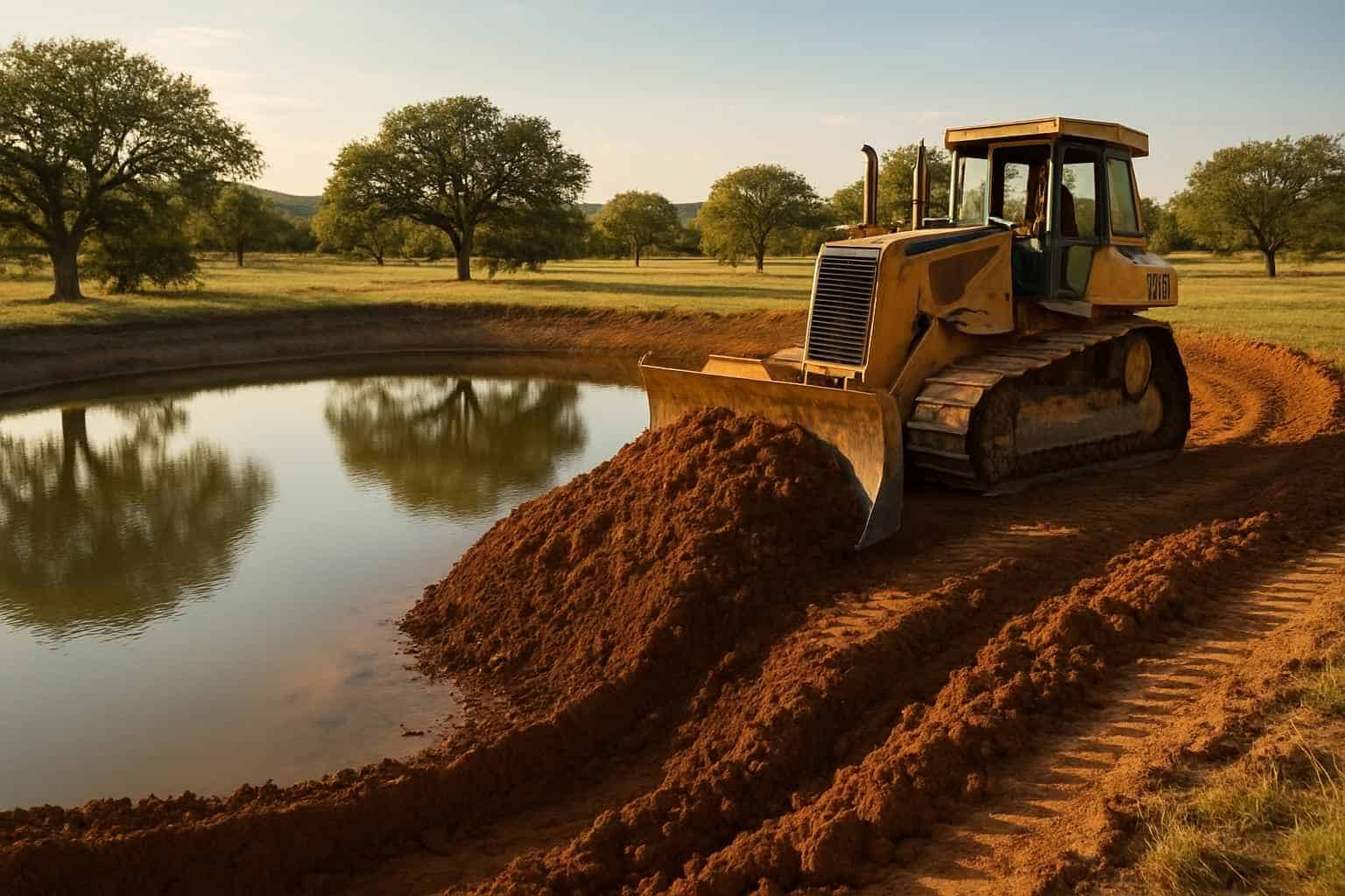 Stock Tank Excavation in Doss Texas