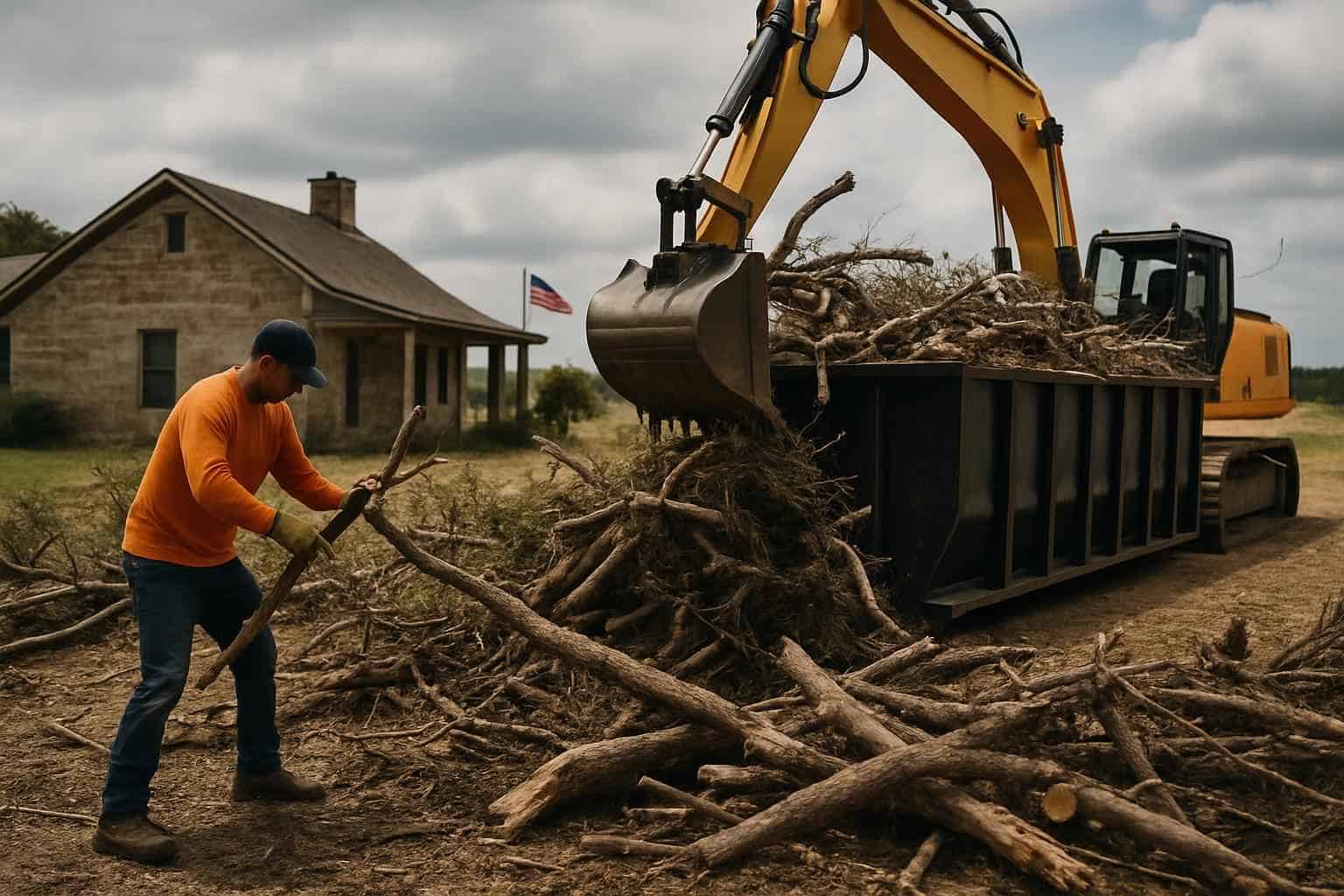 Storm Debris Removal in Doss Texas