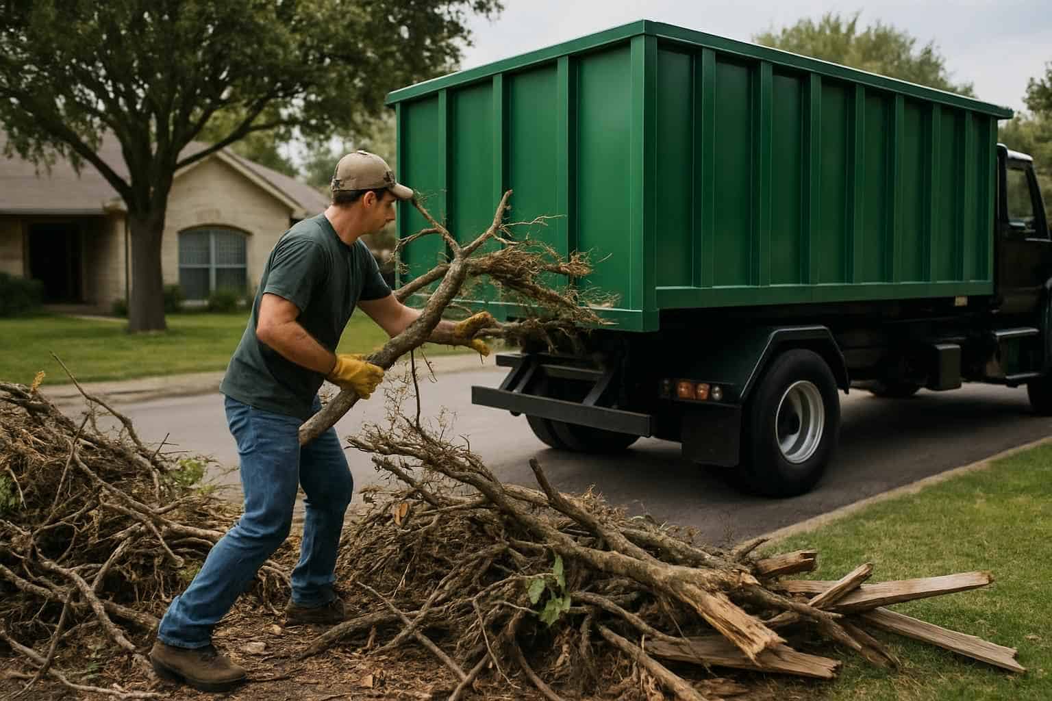Storm Debris Removal in Kerrville Texas