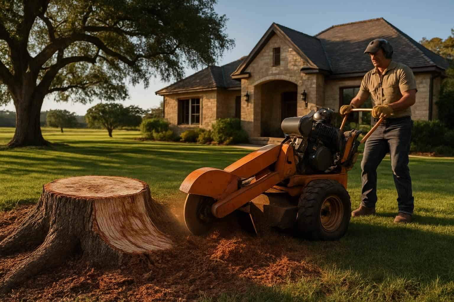 Stump Removal in Waring Texas