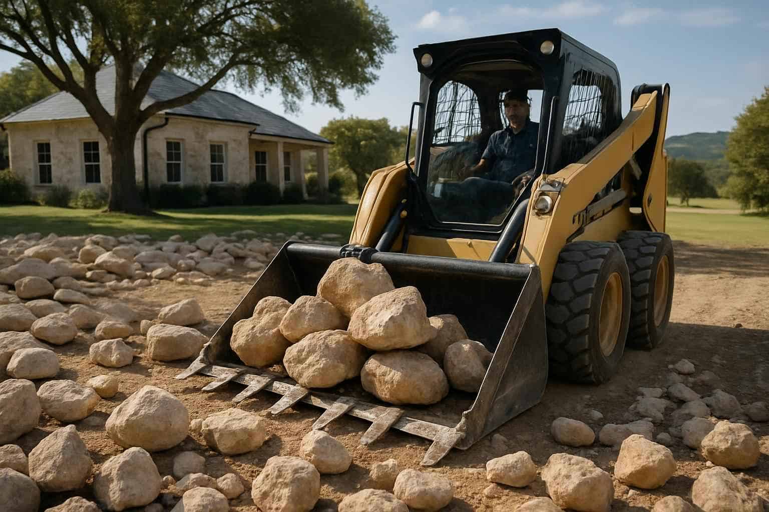 Surface Rock Removal in Comfort Texas