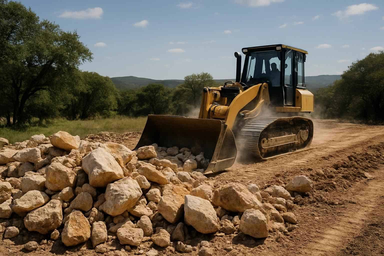 Surface Rock Removal in Kerrville Texas