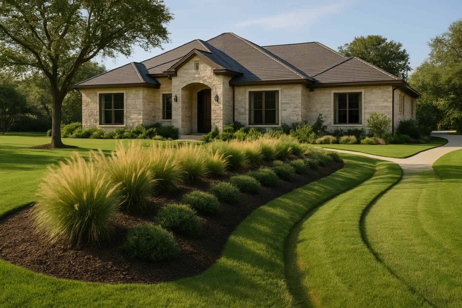 Swales and Berms in Kerrville Texas