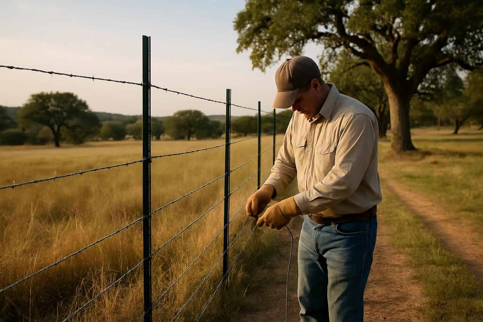T Post Installation in Comfort Texas