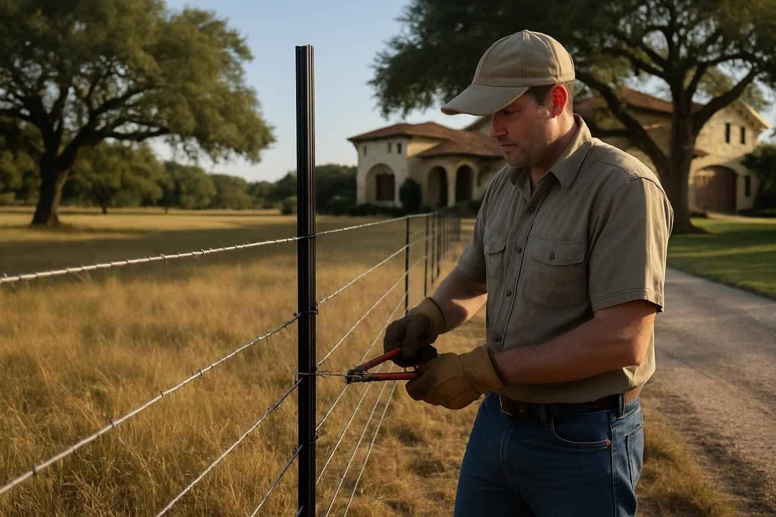 T Post Installation in Waring Texas